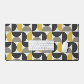 Mid-Century Modern Turmeric Gunmetal Bureaumat (Keyboard & Muis)