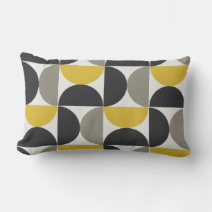 Mid-Century Modern Turmeric Gunmetal Kussen
