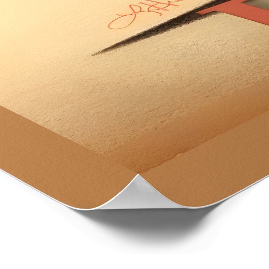 Mid Century Modern Valentijn Dancing Paar Poster (Hoek)