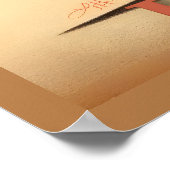 Mid Century Modern Valentijn Dancing Paar Poster (Hoek)