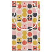 Mid-century modern ventilatorpatroon klein cadeauzakje (Achterkant)