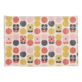 Mid-century modern ventilatorpatroon kussensloop (Achterkant-Rechts)