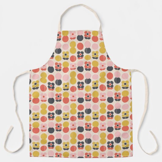 Mid-century modern ventilatorpatroon schort (Voorkant)