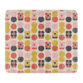 Mid-century modern ventilatorpatroon snijplank (Voorkant)