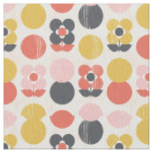 Mid-century modern ventilatorpatroon stof (Close Up)