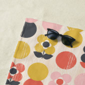 Mid-century modern ventilatorpatroon strandlaken (In situ)