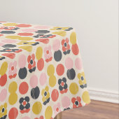 Mid-century modern ventilatorpatroon tafelkleed (Voorbeeld)