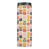 Mid-century modern ventilatorpatroon thermosbeker (Achterkant)