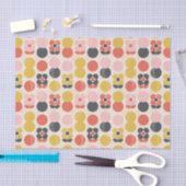 Mid-century modern ventilatorpatroon tissuepapier (Craft)