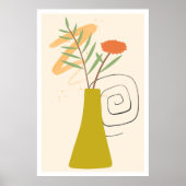 Mid-Century Modern Wall Art, Bohemen Style, Poster (Voorkant)