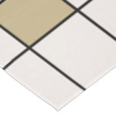 Mid Century Modern Warped Tegels Tafelkleed (Gekanteld)