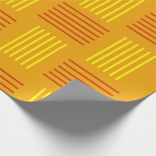 Mid-Century Modern Weave Cadeaupapier (Hoek)