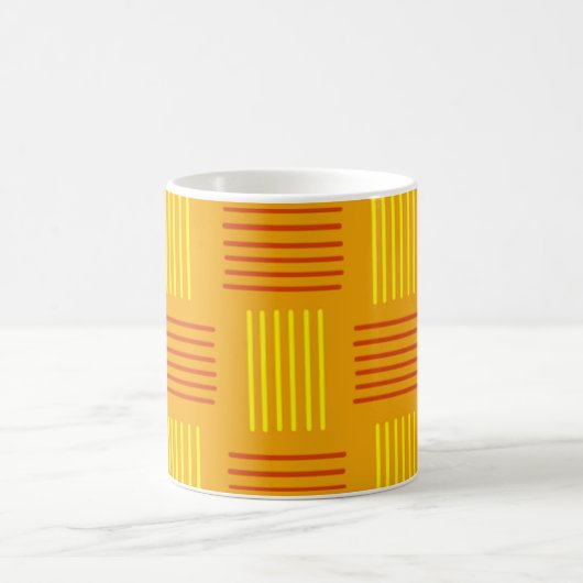 Mid-Century Modern Weave Koffiemok (Center)