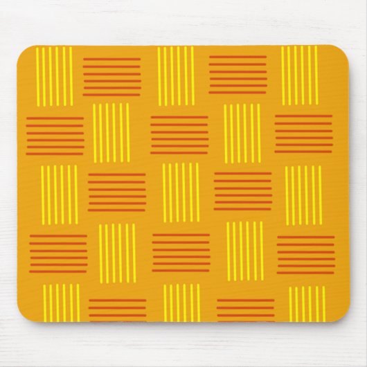 Mid-Century Modern Weave Muismat (Voorkant)