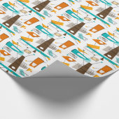 Mid-Century Modern Wrapping Paper #5 Cadeaupapier (Hoek)