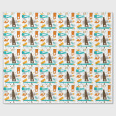 Mid-Century Modern Wrapping Paper #5 Cadeaupapier (Vlak)
