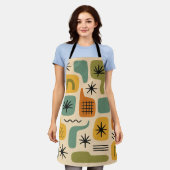 Mid Century Modern Zomer Starburst Magisch Patroon Schort (Gedragen)