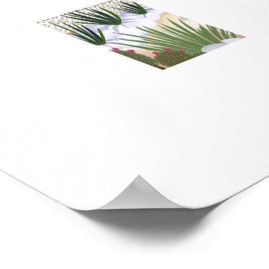 Mid Century Modern Zwembad Huis Grote Print (Hoek)