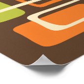 Mid Century Moderne Abstract Poster (Hoek)