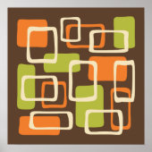 Mid Century Moderne Abstract Poster (Voorkant)