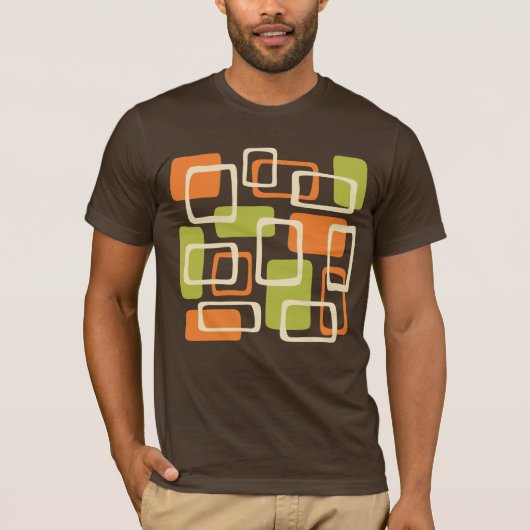 Mid Century Moderne Abstract T-shirt (Voorkant)