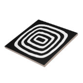 Mid Century Moderne Abstract Tegeltje (Zijkant)