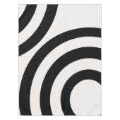 Mid Century Moderne Abstracte Arches zwart-wit Tafelkleed (Voorkant)