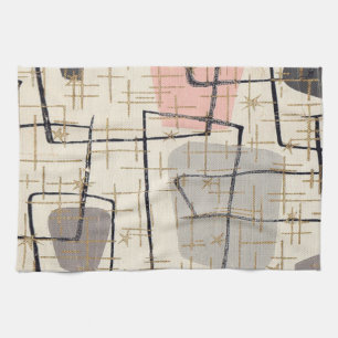 Mid Century Moderne Abstracte keukenhanddoeken