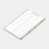 Mid Century Moderne Abstracte Neutrale Druk Post-it® Notes (Schuin)