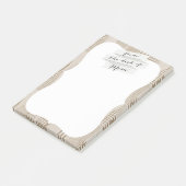 Mid Century Moderne Abstracte Neutrale Druk Post-it® Notes (Schuin)