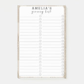 Mid Century Moderne Abstracte Neutrale Druk Post-it® Notes (Voorkant)