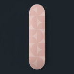 Mid Century Moderne Abstracte Patroon Blush Pink Persoonlijk Skateboard<br><div class="desc">Retro mid-eeuwse moderne patroon - abstracte geometrische vormen - minimalistisch patroon in wazige roze / perzik.</div>