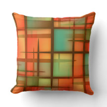 Mid Century Moderne Abstracte Pset Blue Green Red