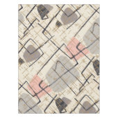 Mid Century Moderne Abstracte tablet Tafelkleed (Voorkant)