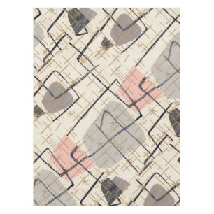Mid Century Moderne Abstracte tablet Tafelkleed