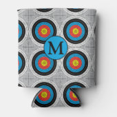 Mid Century Moderne Archery richt patroon Blikjeskoeler (Voorkant)