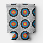 Mid Century Moderne Archery richt patroon Blikjeskoeler (Achterkant)