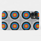 Mid Century Moderne Archery richt patroon Case-Mate iPhone Case (Achterkant (horizontaal))