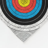 Mid Century Moderne Archery richt patroon Fleece Deken (Hoek)