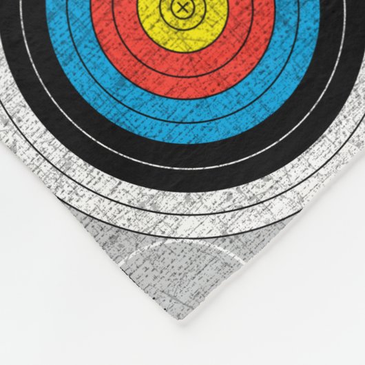 Mid Century Moderne Archery richt patroon Fleece Deken (Hoek)