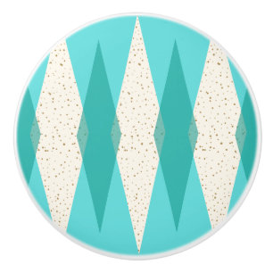 Mid Century Moderne Argyle Ceramic Pull Keramische Knop