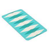 Mid Century Moderne Argyle Flexible Magnet Magneet (Rechterzijde)