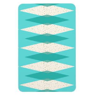 Mid Century Moderne Argyle Flexible Magnet Magneet