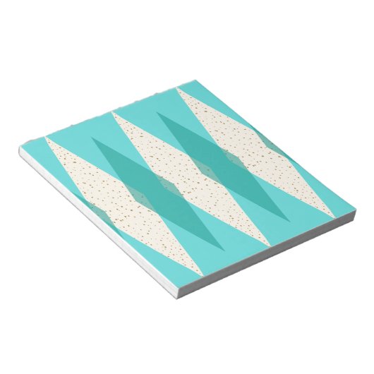 Mid Century Moderne Argyle-laptop Notitieblok (Schuin)