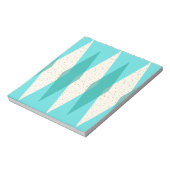 Mid Century Moderne Argyle-laptop Notitieblok (Linkerzijde)