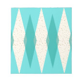 Mid Century Moderne Argyle-laptop Notitieblok (Voorkant)