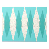 Mid Century Moderne Argyle-laptop Notitieblok (Voorkant)