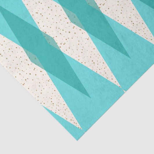 Mid Century Moderne Argyle-Weefselpapier Tissuepapier (Detail)