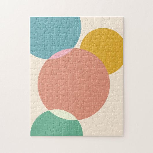 Mid-Century Moderne Art Puzzle Legpuzzel (Verticaal)