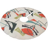 Mid Century Moderne atoomkerstboomrok Kerstboom Rok (Gekanteld)